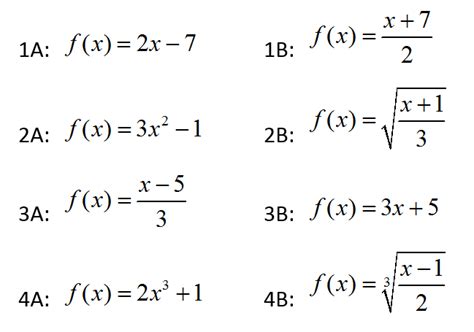Live one on one classroom and doubt clearing. 35 Inverses Of Functions Worksheet - Worksheet Resource Plans