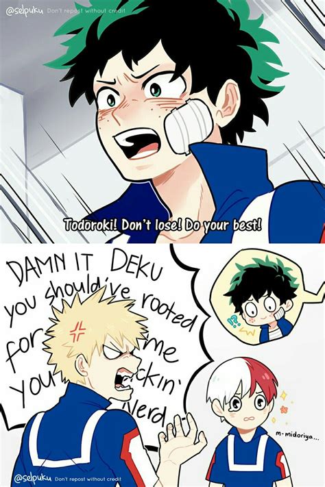 My Hero Academia Todoroki X Deku X Katsuki Boku No