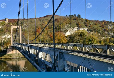 Normandie The Picturesque City Of Les Andelys Stock Photo Image Of