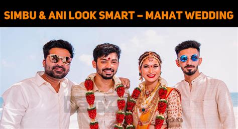 Simbu, jayam ravi, sayyeshaa and many others. Simbu And Anirudh Look Smart - Mahat Wedding | NETTV4U