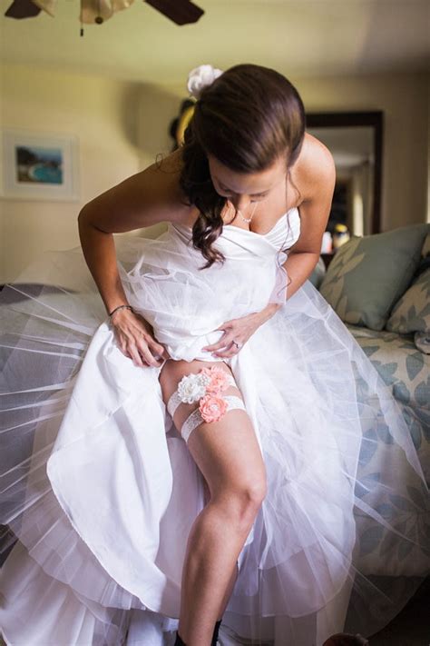 Wedding Garter Bridal Garter Ivory Lace Keepsake Toss Shabby Chiffon Rosette Ivory Plum Wedding