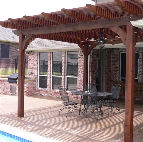 Natural Wooden Patio Covers Homesfeed