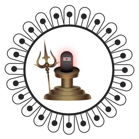 Free Shiv Lingam Design Für Maha Shivratri Festivalkarte 18107021 Png
