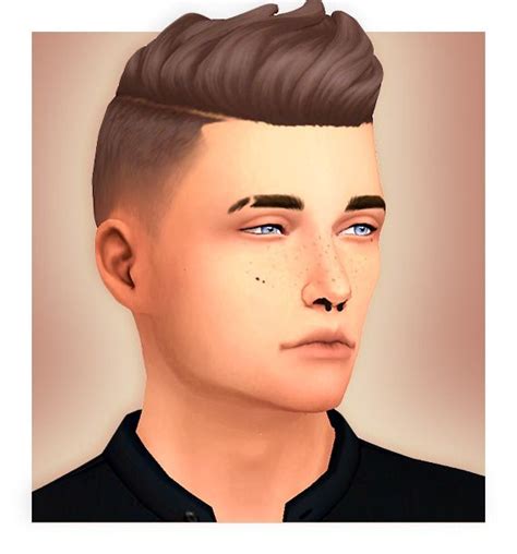 Nicklaus Hair And Swept Away Short Sims 4 Hair Male Sims Hair Mens