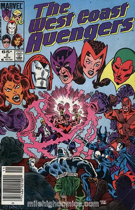 The West Coast Avengers Newsstand 2 1985 Prices West Coast