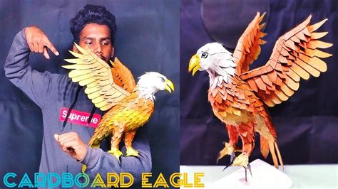 Amazing Eagle Make E Eagle From Cardboard Diy Cardboard Cardboard