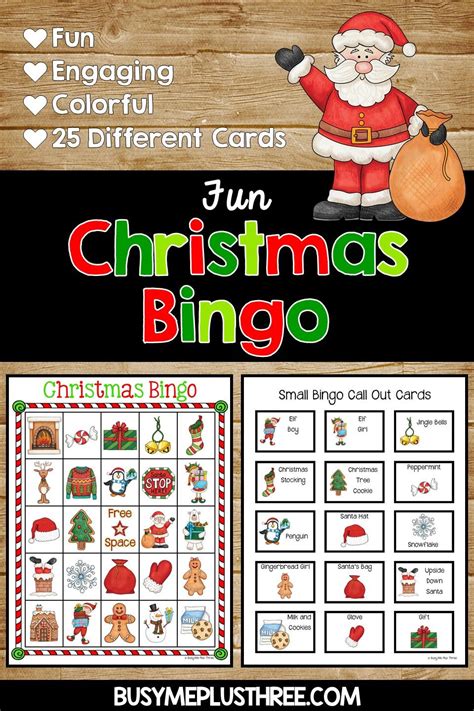 25 Free Printable Christmas Bingo Cards Cleointeriores