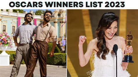 Oscars 2023 Full Winners List From Naatu Naatu To Michelle Yeoh Check
