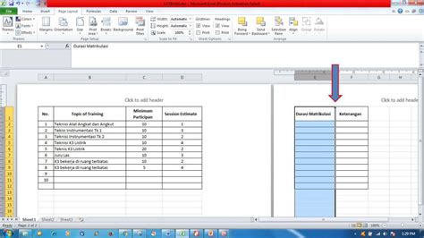Cara mewarnai cell otomatis pada excel. Menambahkan Page Break di di Ms Excel | Tutorial Rumus ...