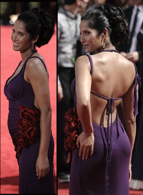 Padma Lakshmi S Emmy Dress Purple And Backless HuffPost