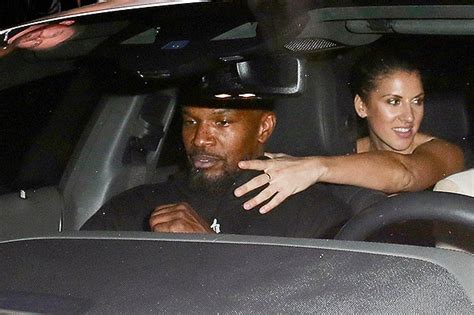 Jamie Foxx Mystery Woman Leave His Birthday Party Pics Hollywood Life