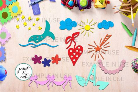 Download Magical Unicorn Mermaid Princess doodles bundle svg ...