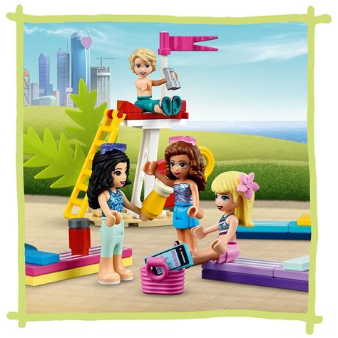 Lego 41430 Friends Summer Fun Water Park Resort Play Set With Stephanie