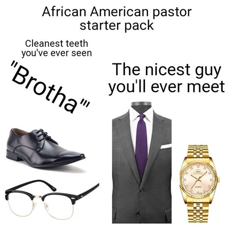 African American Pastor Starter Pack Scrolller