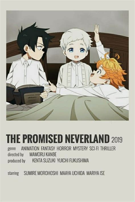 The Promised Neverland Minimalist Poster Anime Para Ver Poster Anime Recomendaciones De Anime