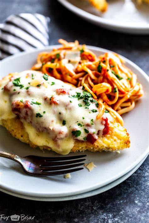 Get oven baked chicken parmesan recipe from food network deselect all ¾ cup plain dry bread crumbs ½ tsp. Oven Baked Chicken Parmesan