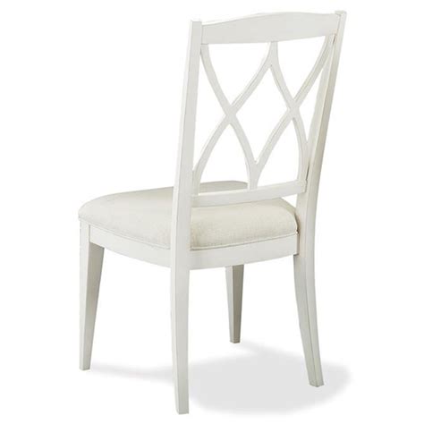 Riverside Furniture Myra Xx Back Upholstered Wood Dining Side Chair In