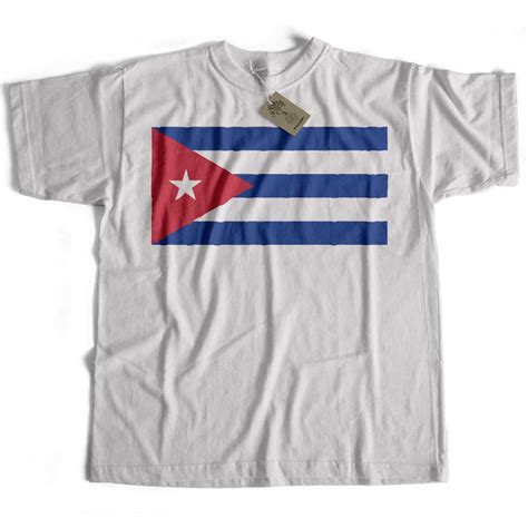 cuban flag t shirt cuba t shirts from old skool hooligans