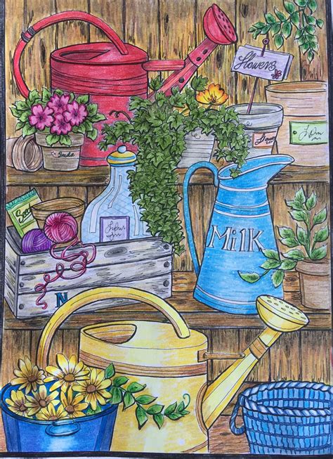 Coloring pages for kids countries and cultures coloring pages. Country Charm coloring book using #OhuhuColoredPencils # ...