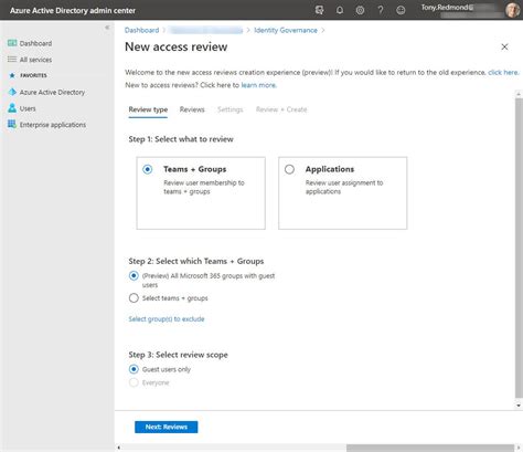Running An Azure Ad Access Review For Every Guest In Every Group