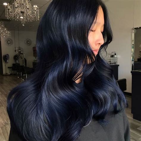 Midnight Blue💙 On Previous Lightened Hair By Adding More Depth And