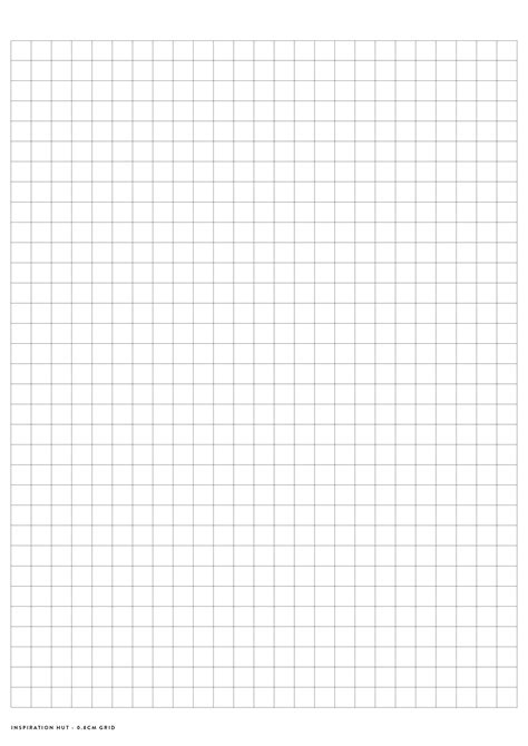 Printable Graph Grid Paper Pdf Templates Inspiration Hut Hoja De