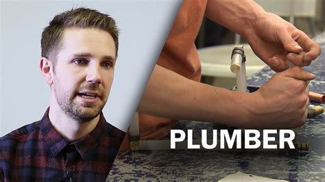 job talks plumber josh explains the benefits of being a plumber youtube