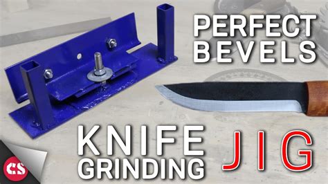 Knife Grinding Jig Diy Perfect Bevels Youtube
