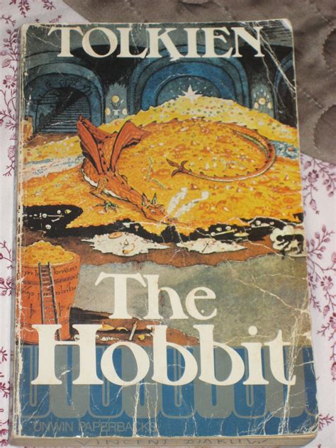 The Hobbit Jrr Tolkien Unwin 1975 Cover Art By Tolkien The