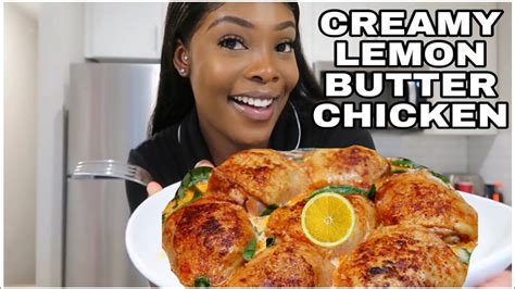 Creamy Lemon Butter Chicken Tasty And Easy Lala Livingg Youtube