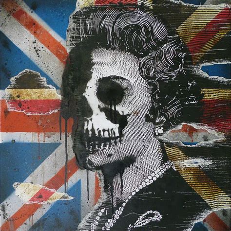 Find this pin and more on drawing tips by cee shepherd. God Save the Queen - Urban art for sale by Mr Pilgrim # ...
