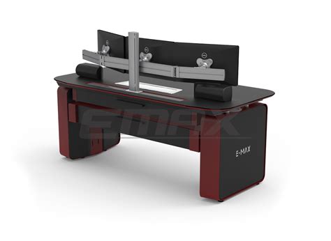 Sit Stand Consoles Pro Gaming Desk Emax Control Room Workstations