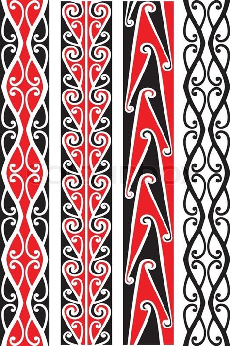 Stock Vector Of Seamless Maori Patterns Polynesian Tattoo Designs
