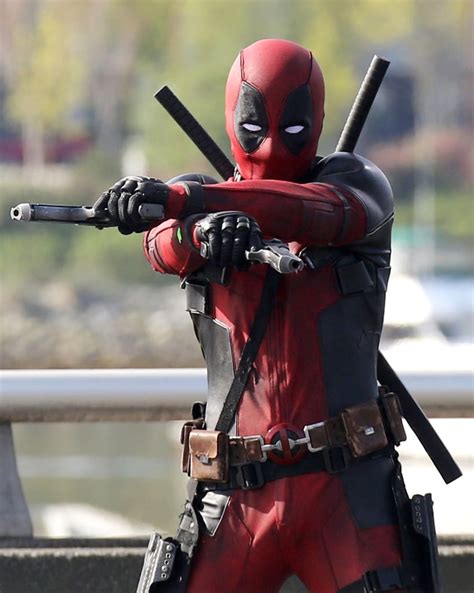Deadpool hopefully being allowed to play in that sandbox, i think is just a win for everyone involved. Deadpool Set Pictures With Ryan Reynolds | POPSUGAR Entertainment