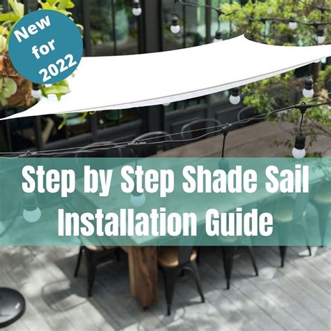 Shade Sail Installation Guide In 8 Easy Steps Garden Sun Shade Sails
