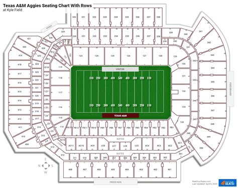 Kyle Field Seating Map