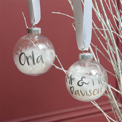 Bespoke Personalised Christmas Glitter Bauble By Bubblegum Balloons
