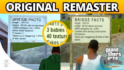 Gta San Andreas Updated Easter Eggs The Definitive Edition Youtube