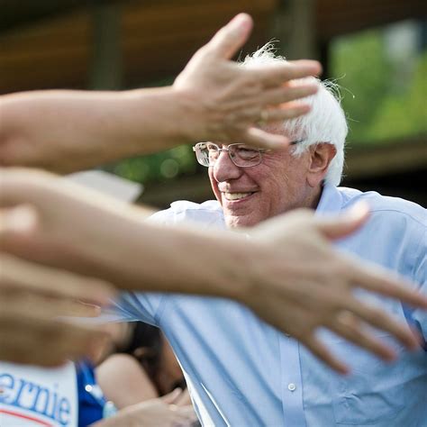 bernie sanders a front runner with financing to prove it struggles to retain outsider status wsj