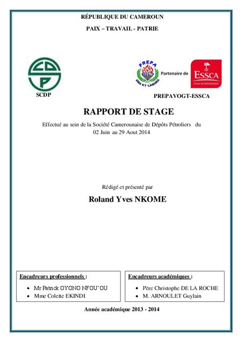 Exemple Problématique Rapport De Stage Rh Le Meilleur Exemple