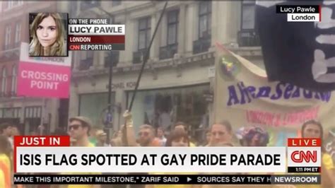 Cnn Reporter Mistakes Sex Toy Flag For Isis Flag At London Pride Parade