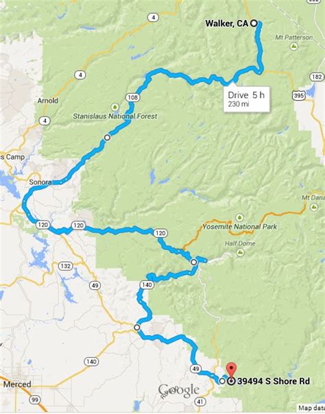 Section 4 Bass Lake To Walker Pacific Crest Motorcycle Road