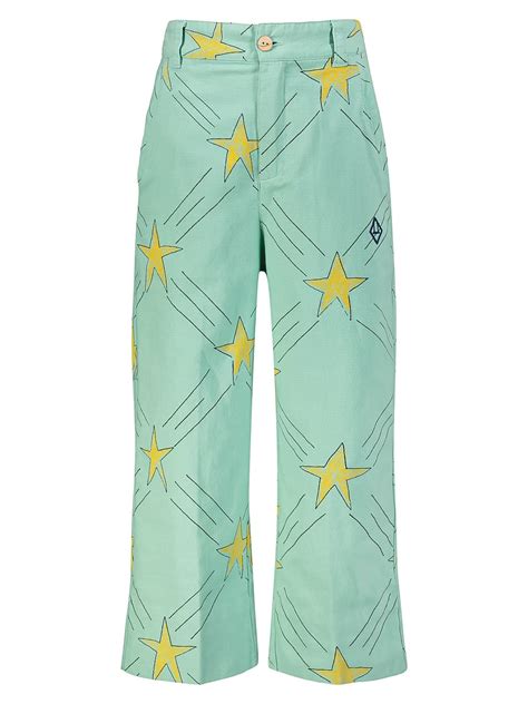 The Animals Observatory Kids Pants In Green Modesens