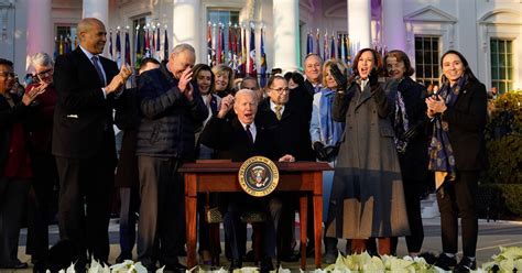 Joe Biden Signs Gay Marriage Bill At White House Ceremony Wales Online