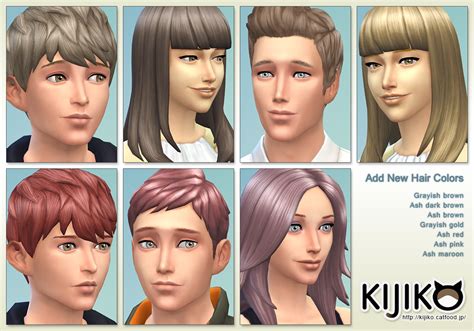 Kijiko Sims New Hairstyle Sims 4 Hairs