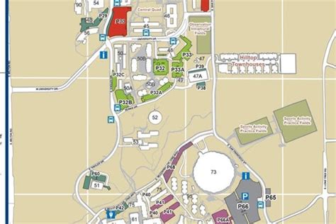 University Of Arizona Campus Map