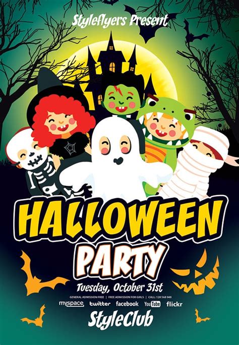 60 Free Halloween Posters Invitation Flyers And Print Templates 2018