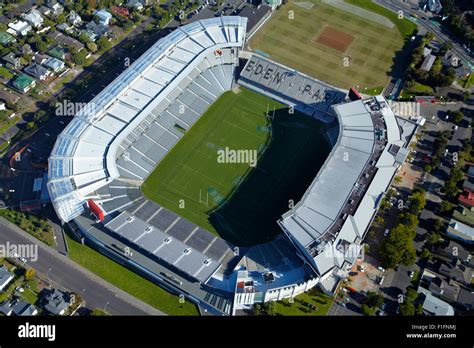 Eden Park Stadium Auckland North Island New Zealand Aerial Stock