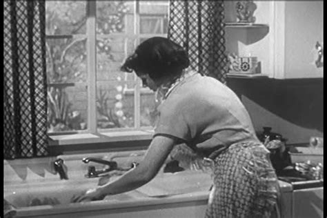 Circa 1950s A Housewife Stock Footage Video 100 Royalty Free