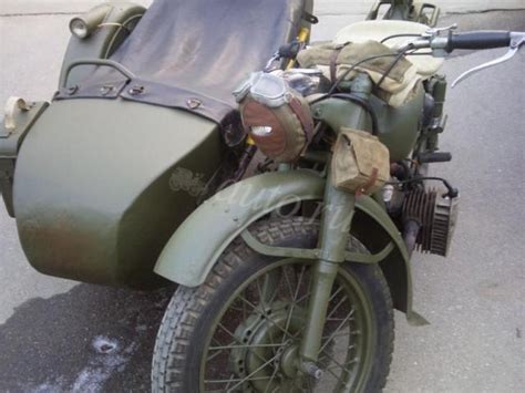 Ural M72 Green Military Motorcycle With Sidecar